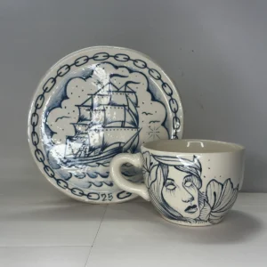 taza daggers loyal blade + plato stronger never die (copia)