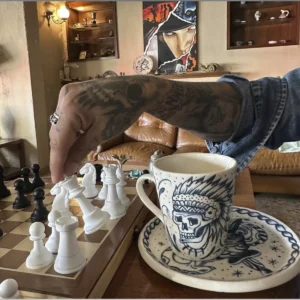 taza daggers silent horizon + plato open voyage (copia)