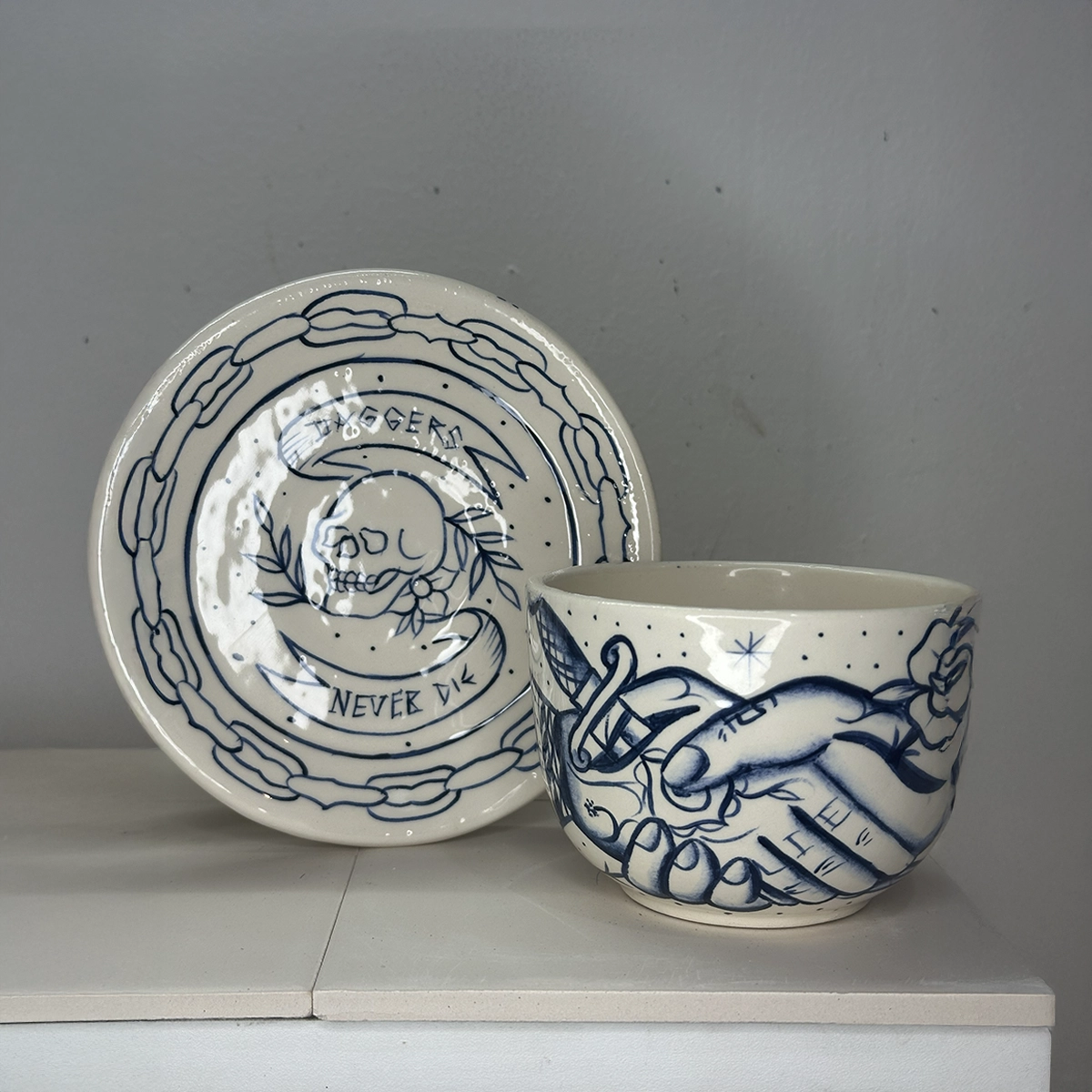 taza daggers ocean heart + plato anchor life (copia) taza daggers ocean heart + plato anchor life (copia)